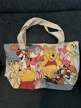 Winnie the Pooh Canvas Tote Bag -disney store